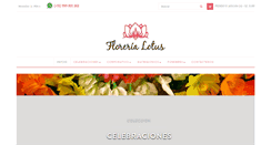 Desktop Screenshot of florerialotus.com