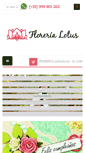 Mobile Screenshot of florerialotus.com